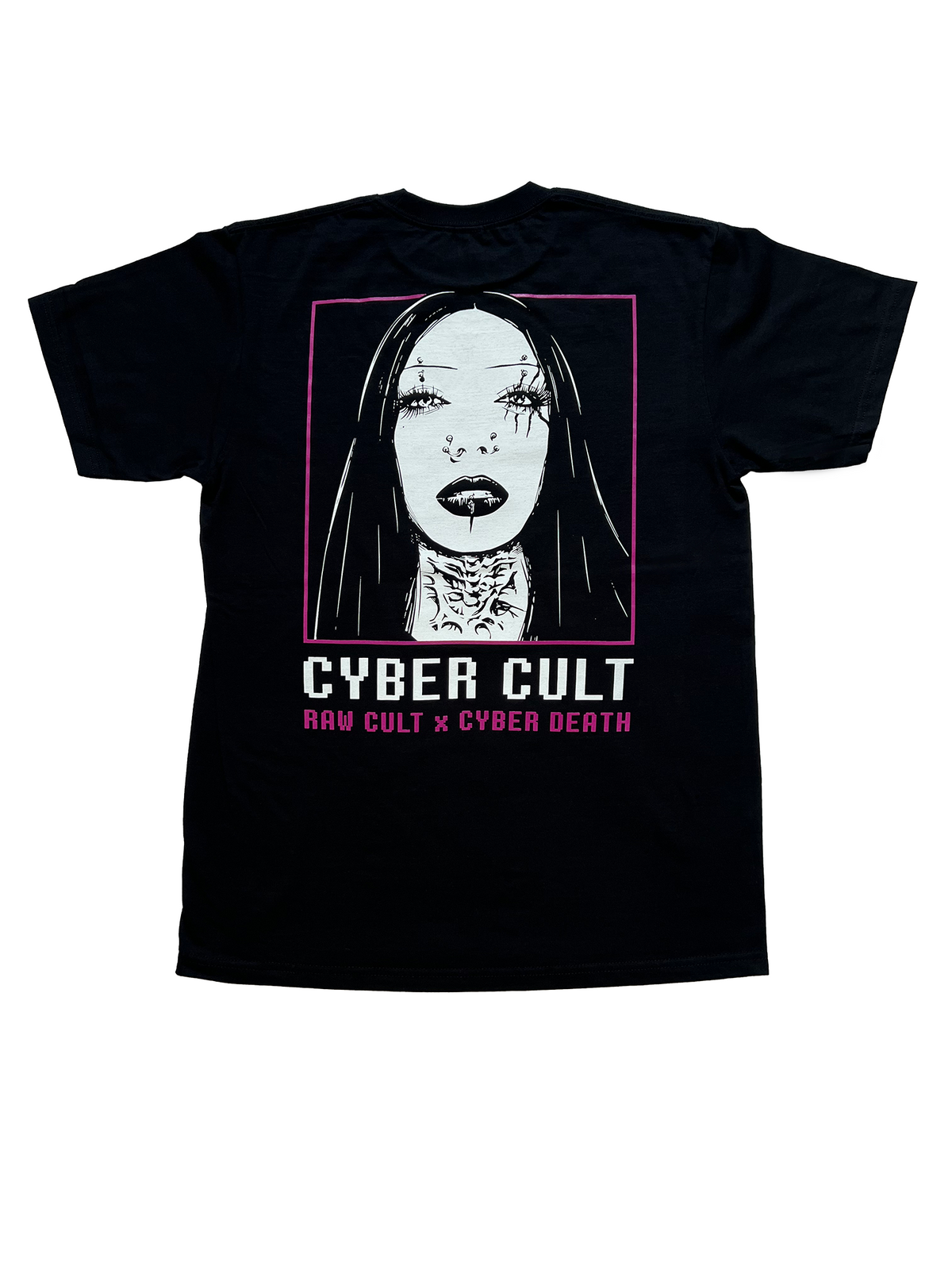 T-shirt RAW CULT | CYBER CULT - Noir