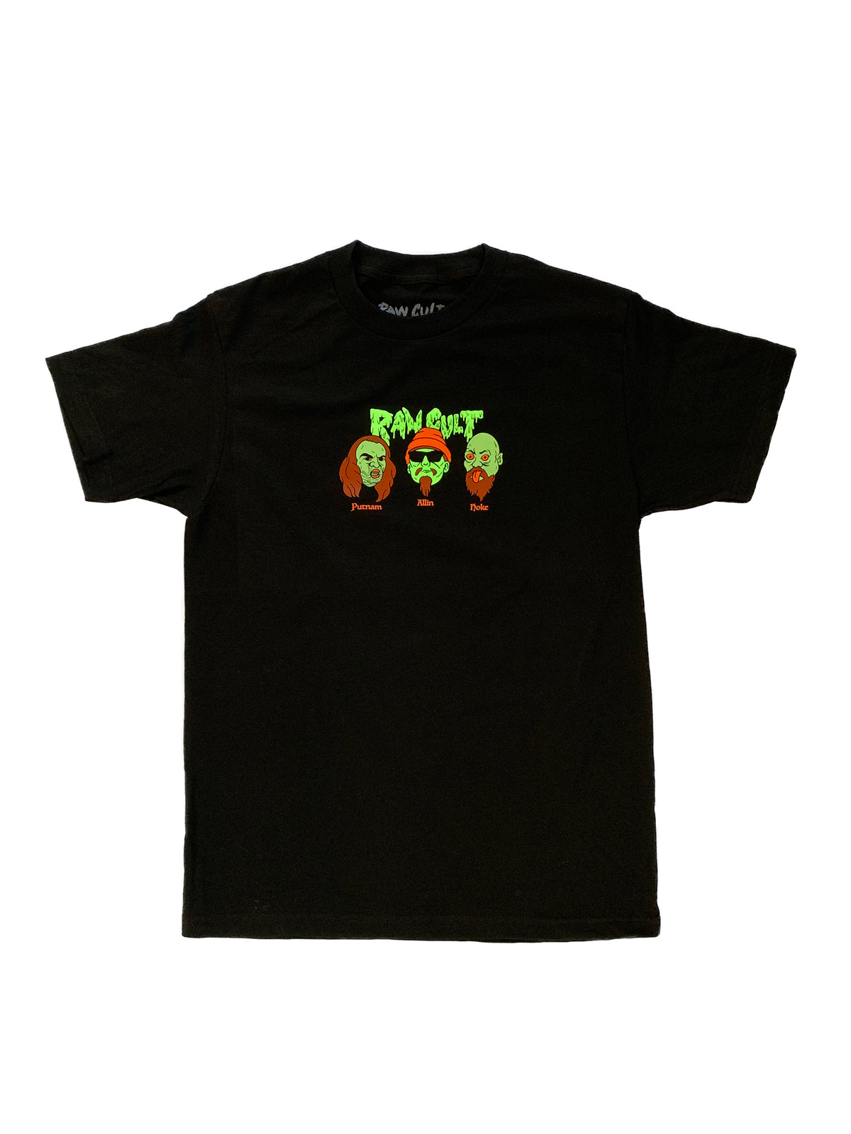 T-shirt RAW CULT Putnam Allin Hoke (noir)
