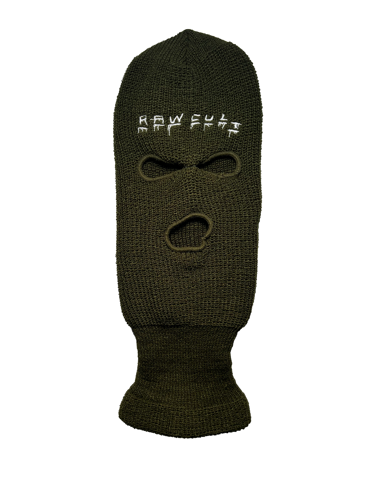 RAW CULT | Masque de ski - Vert armée