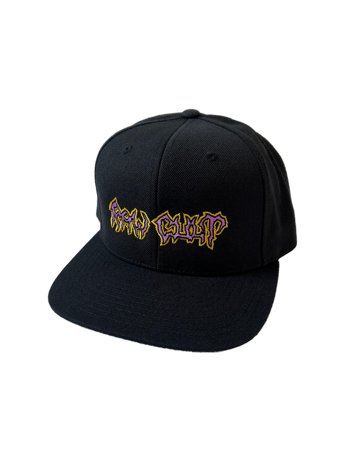 RAW CULT | Gorra snapback con el logotipo de Thrash - Negra