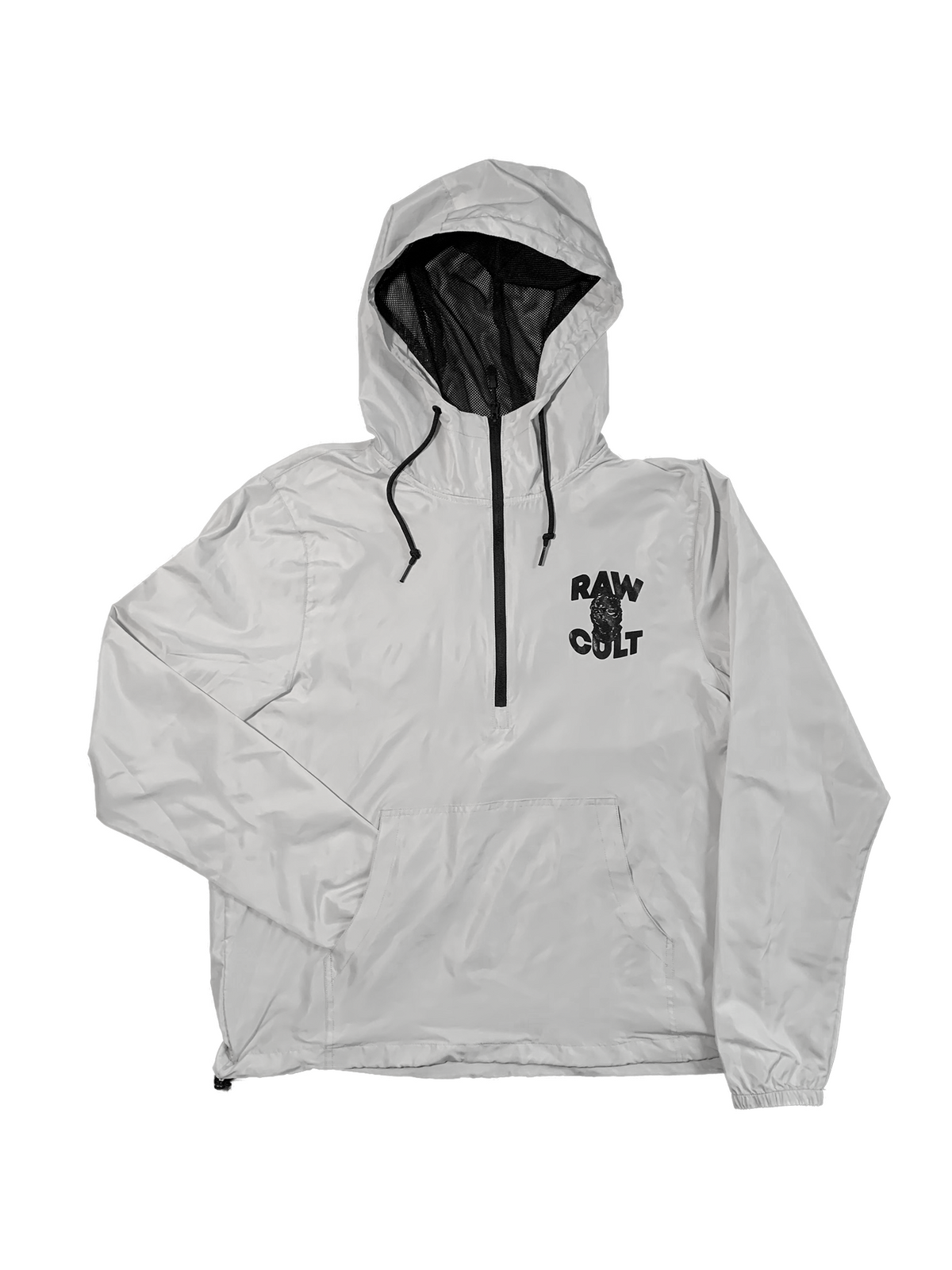 RAW CULT | Chaqueta anorak ligera - Humo/Negro