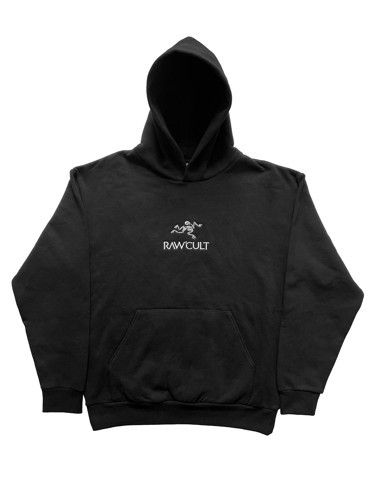 RAW CULT | Remains Hoodie - Jet Black