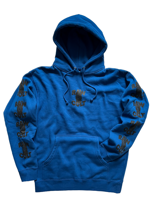Sudadera con capucha RAW CULT | Mask CULT - Azul rey 