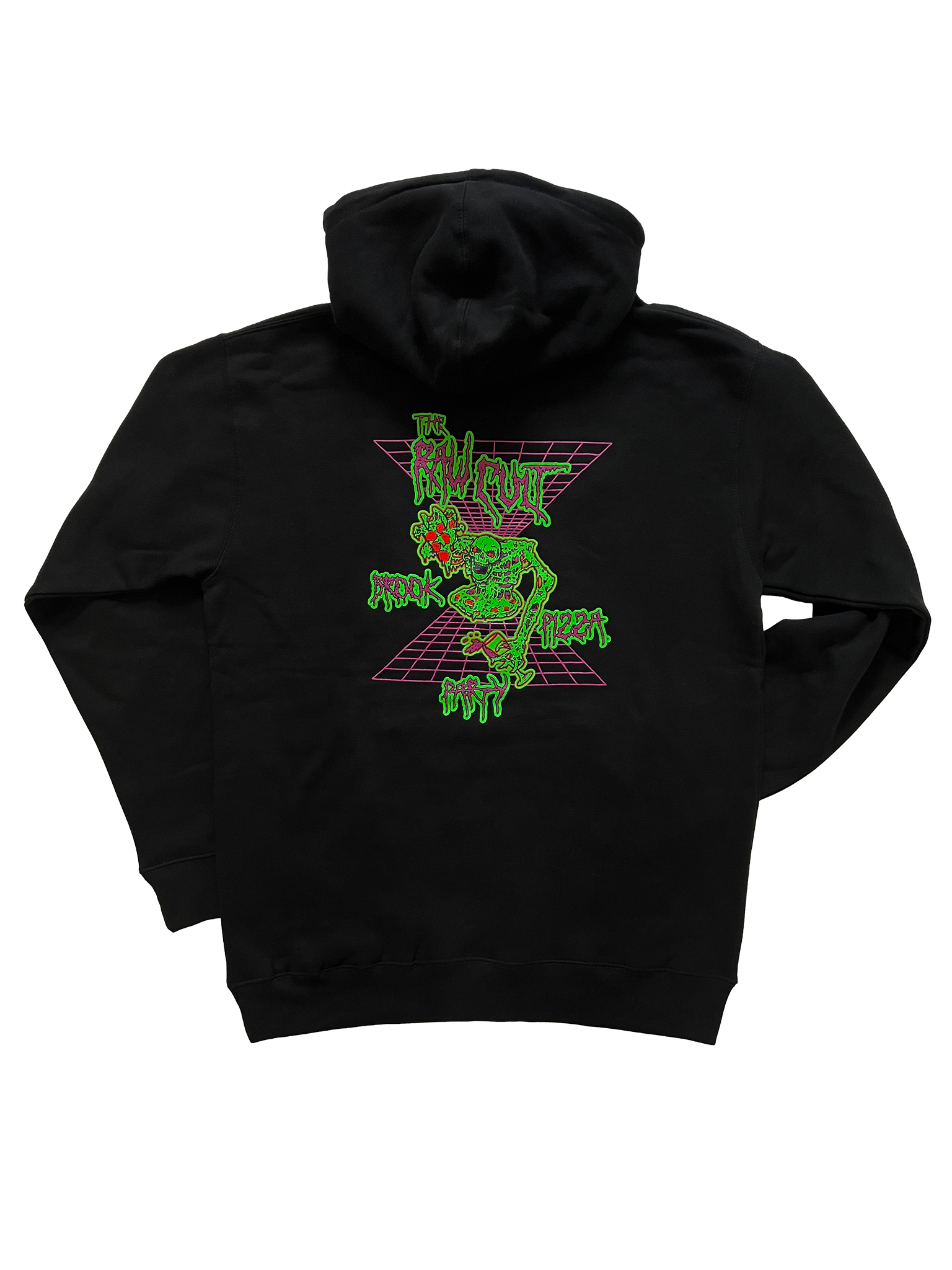RAW CULT | RAW CULT x Brook Pizza Collab Pullover Hoodie - Black