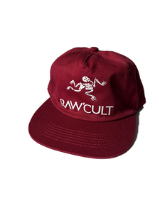 Gorra RAW CULT | Remains - Borgoña