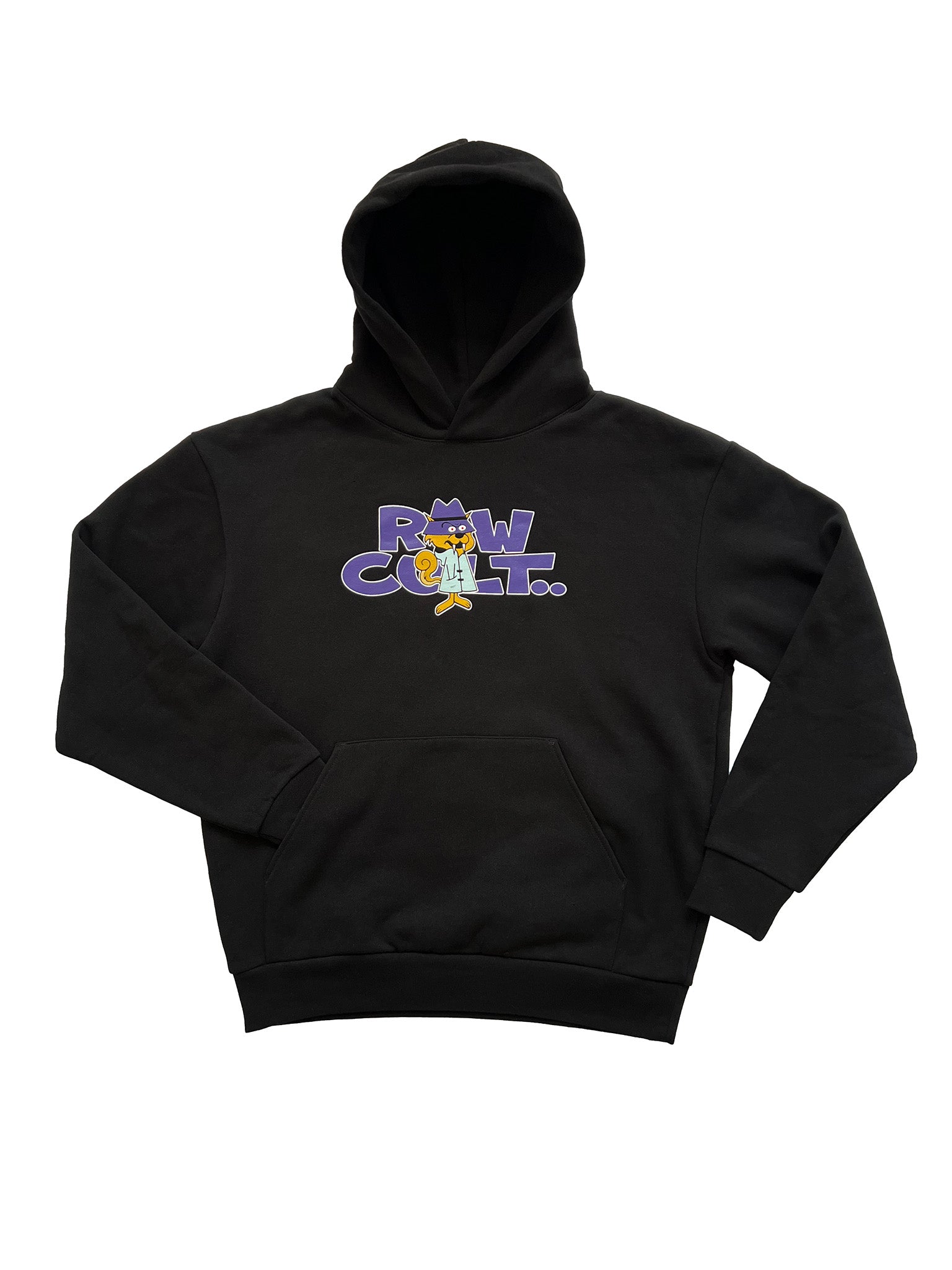 RAW CULT x GAZOO | Cryptic Squirrel Hoodie - Black