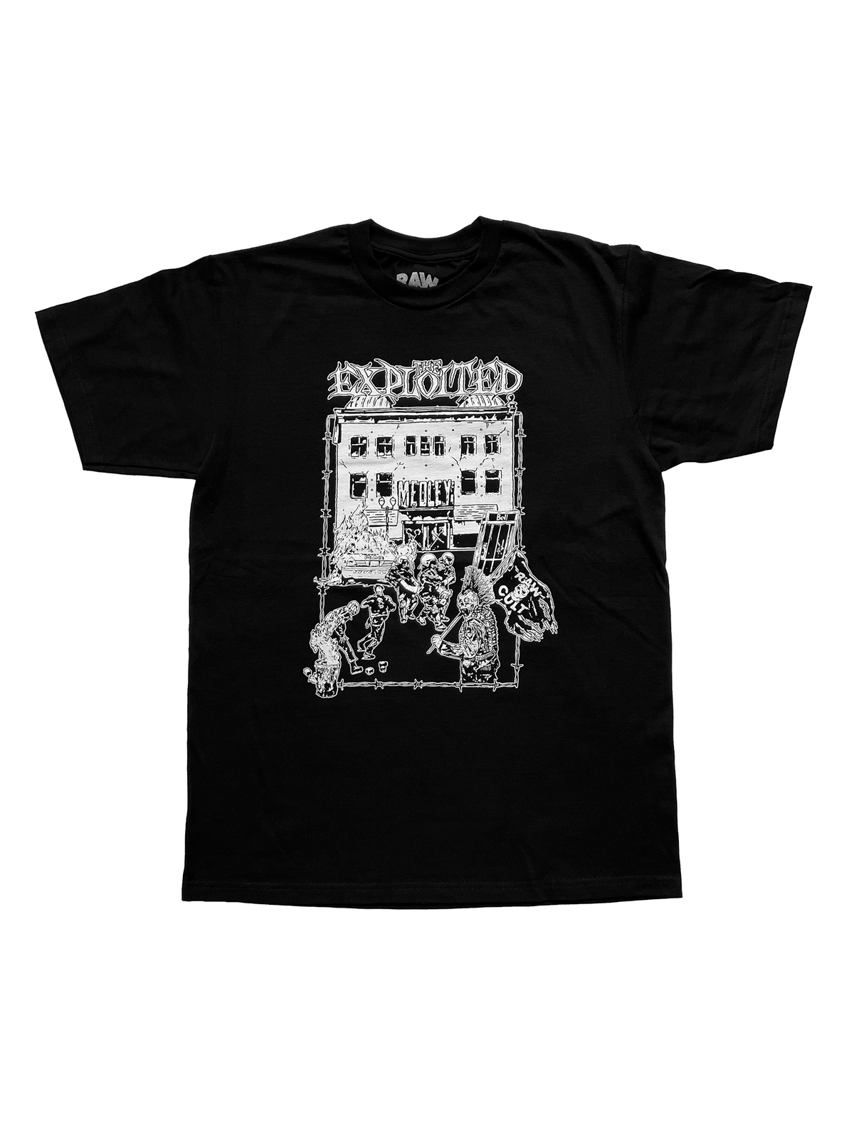 RAW CULT x THE EXPLOITED | Camiseta negra 