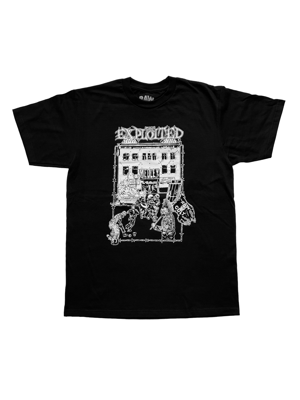 RAW CULT x THE EXPLOITED | T-Shirt - Black