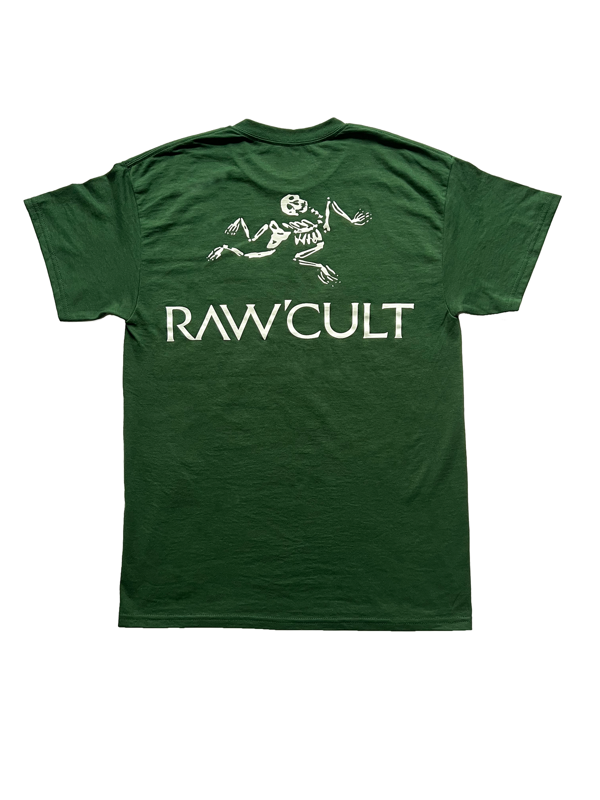 Camiseta RAW CULT | Remains - Verde oscuro