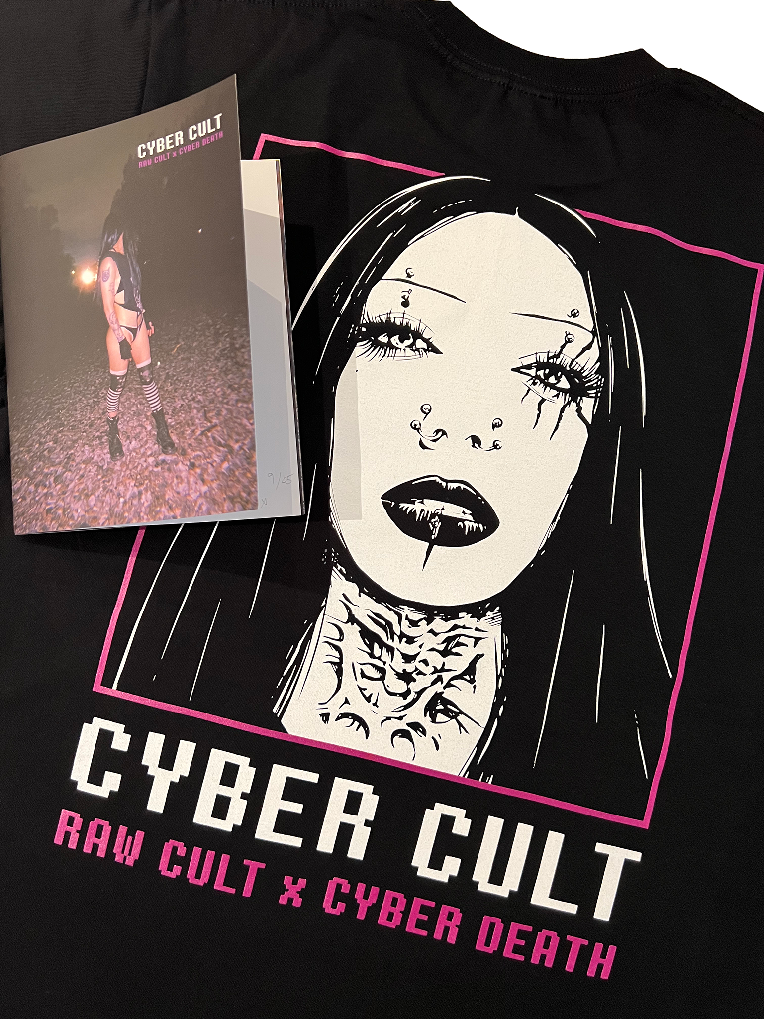 RAW CULT | CYBER CULT - T-Shirt/Zine Bundle