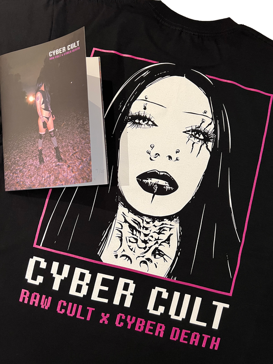 RAW CULT | CYBER CULT - Pack de camiseta y fanzine