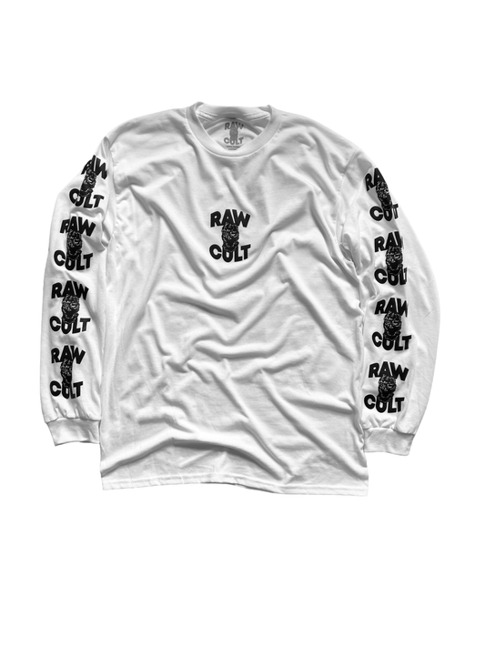 RAW CULT | Mask CULT Longsleeve - White
