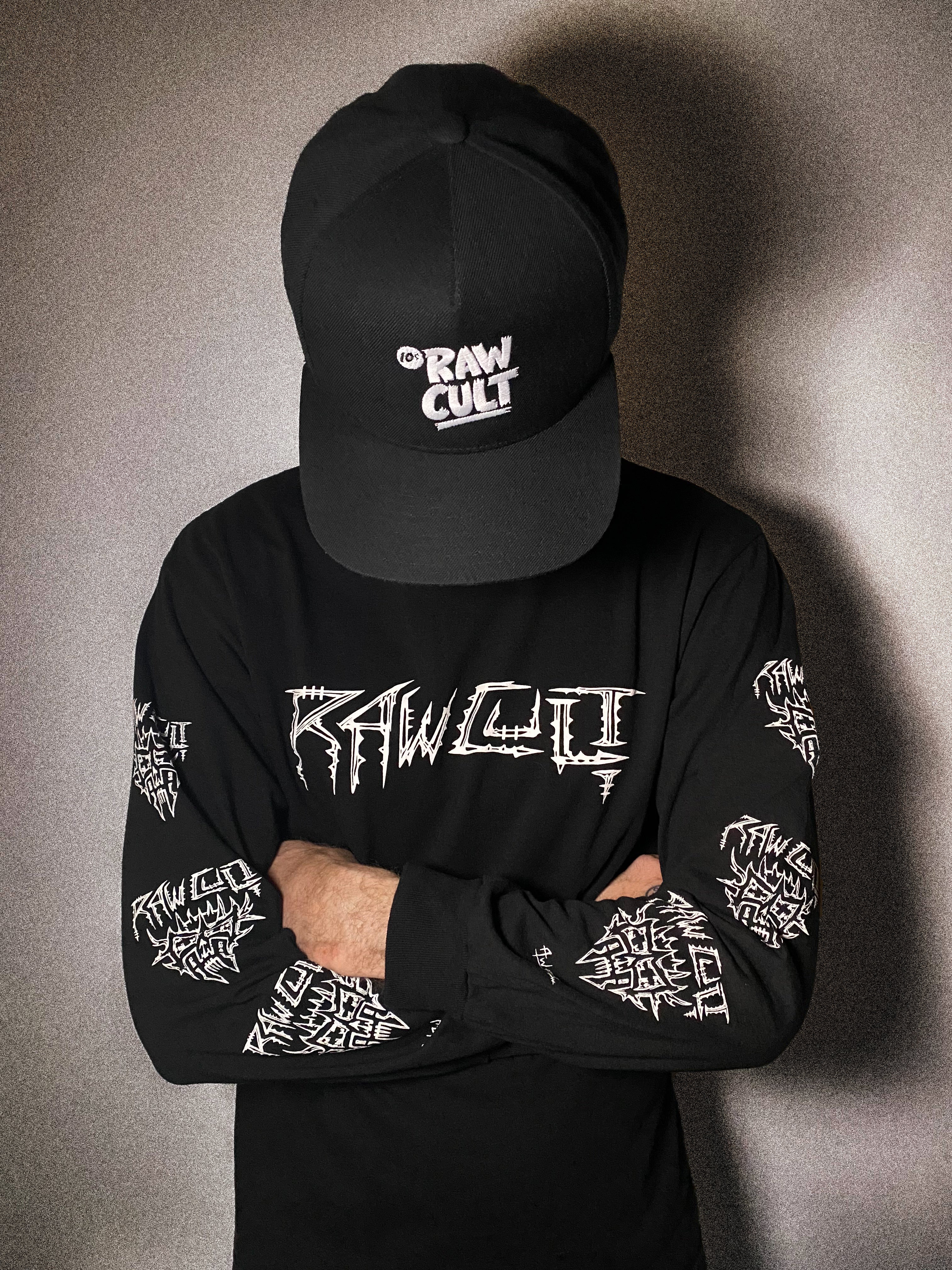 RAW CULT | RAW CULTerrestrial Long Sleeve (Black) | Artwork by Away