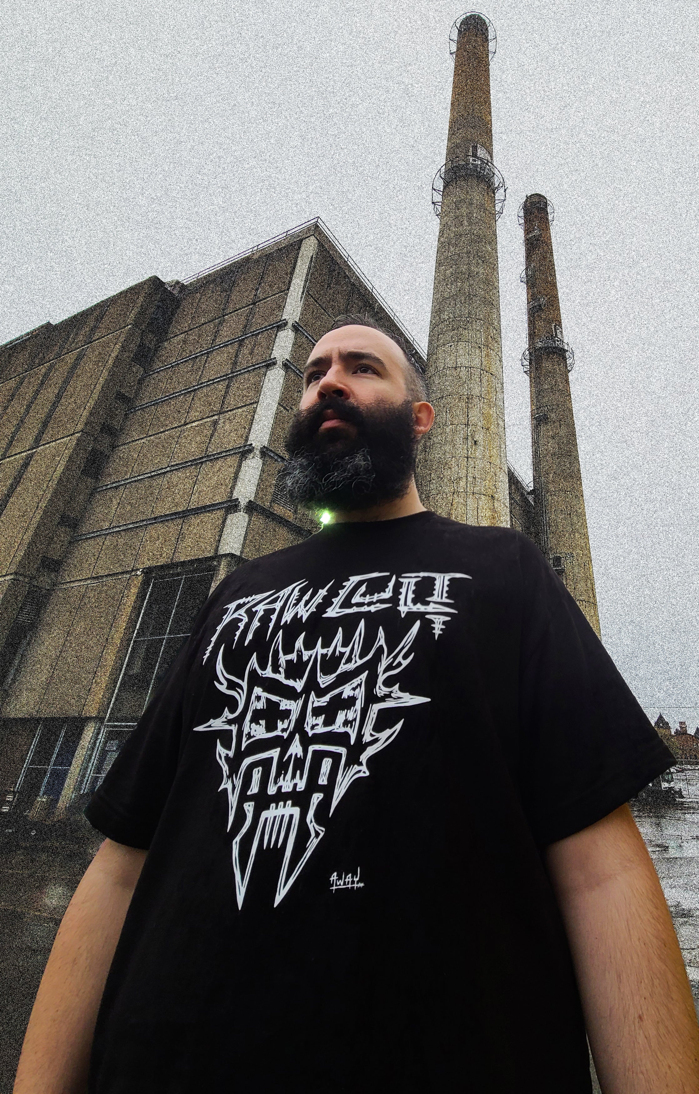 RAW CULT | RAW CULTerrestrial T-Shirt (Black) | Artwork by Away
