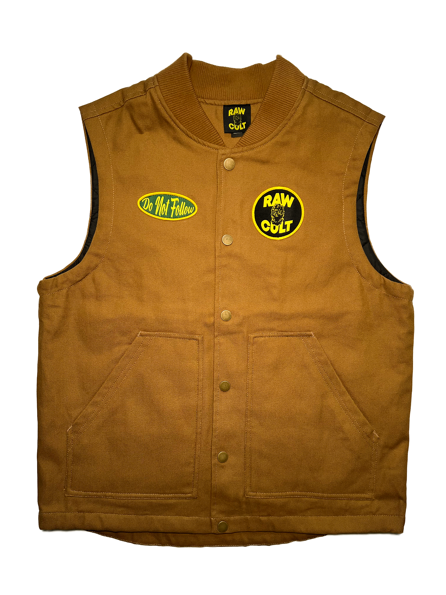 RAW CULT Work Vest - Brown