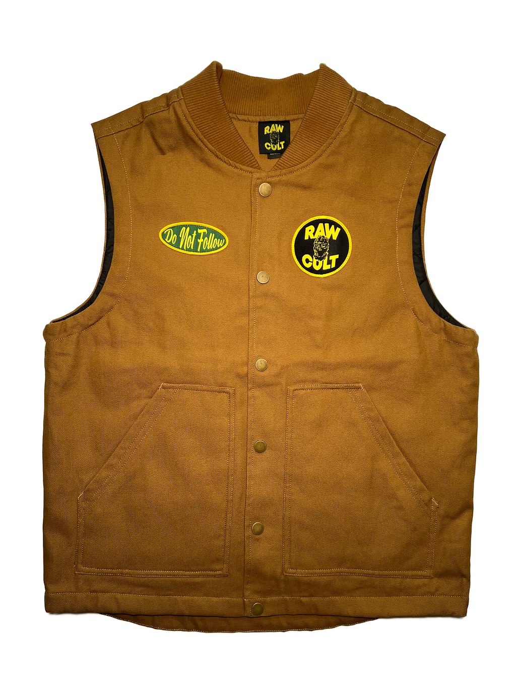 RAW CULT Work Vest - Brown
