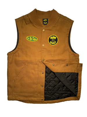 RAW CULT Work Vest - Brown