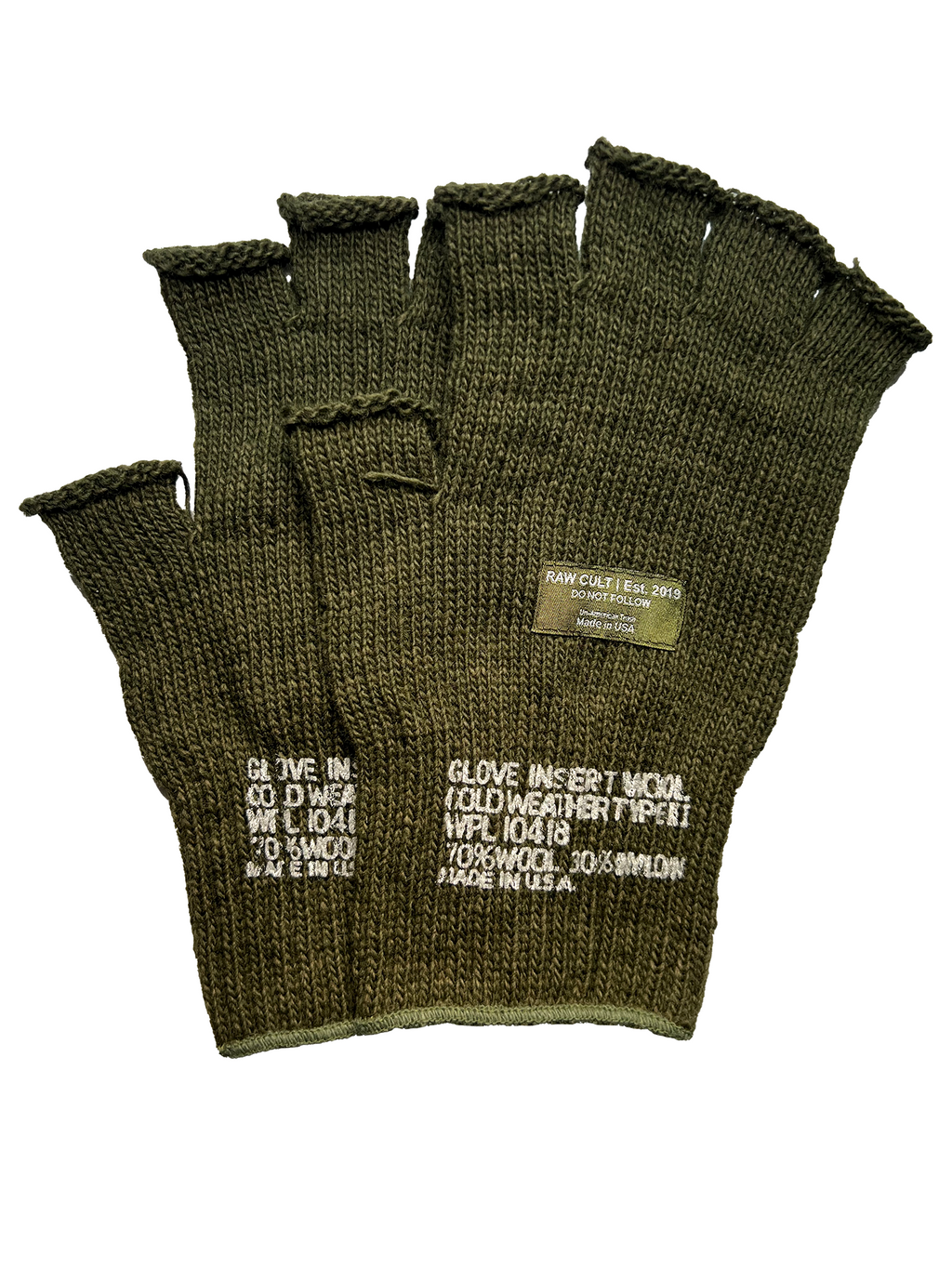 RAW CULT | Drifter Gloves - Army Green