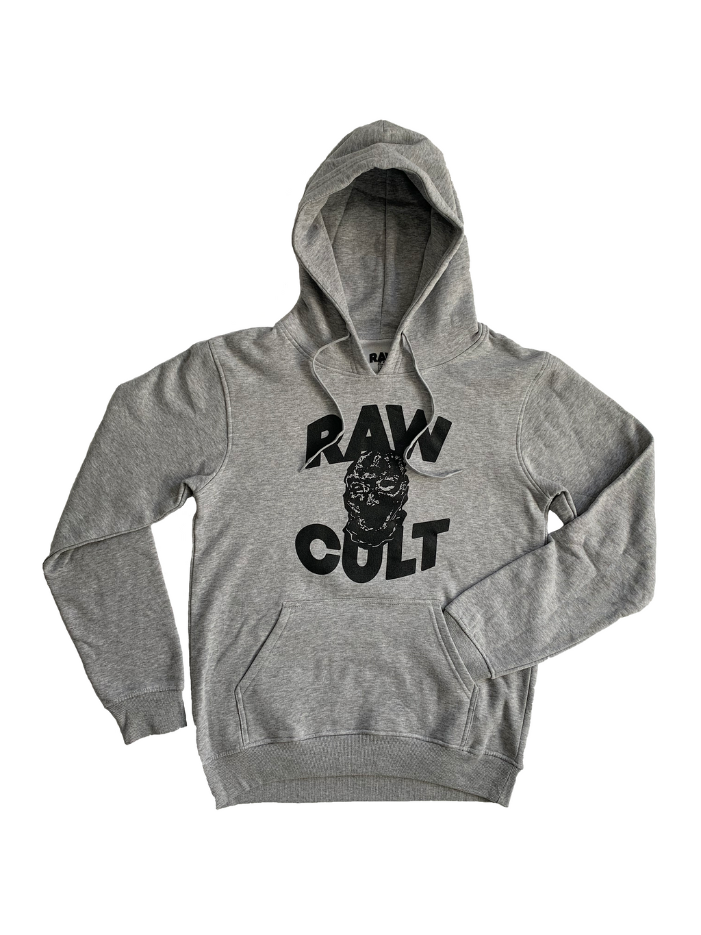 RAW CULT | Sweat à capuche Mask CULT - Gris