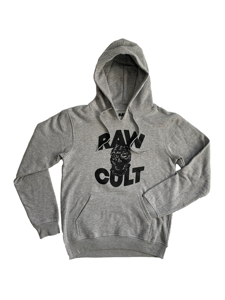 RAW CULT Mask CULT Hoodie Grey