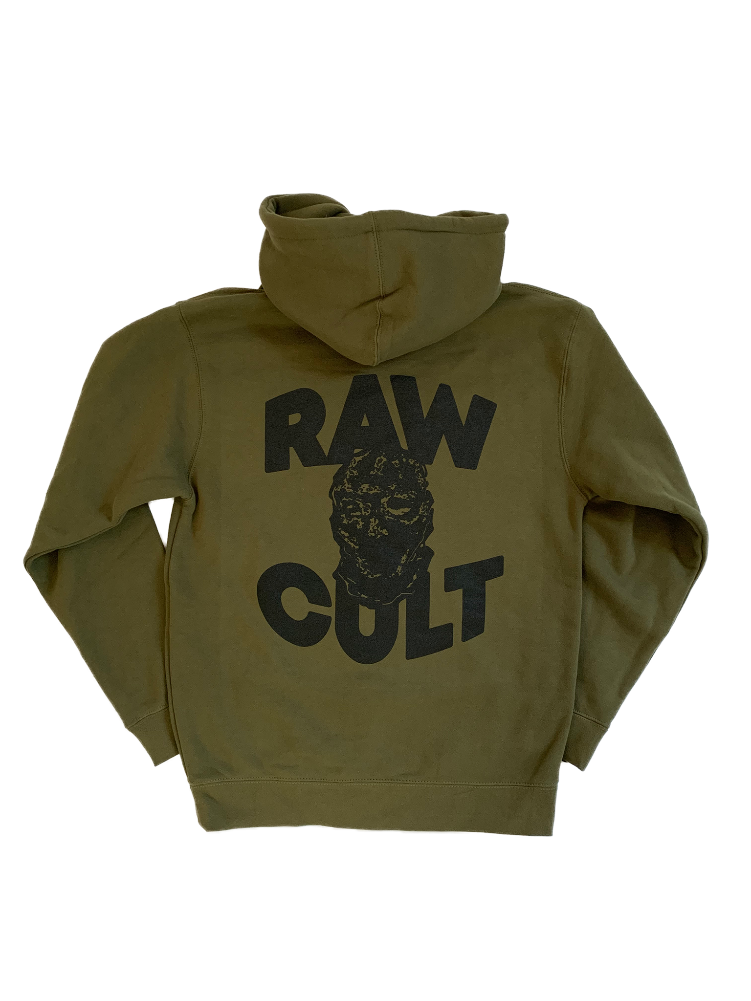 RAW CULT | Mask CULT Hoodie - Military Green
