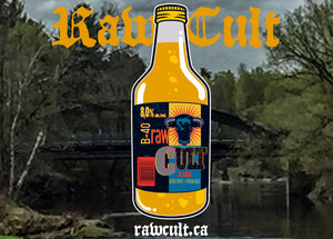 Camiseta RAW CULT B-40oz (negra)