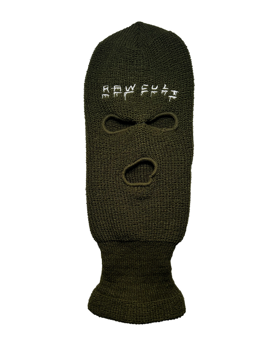 RAW CULT | Masque de ski - Vert armée