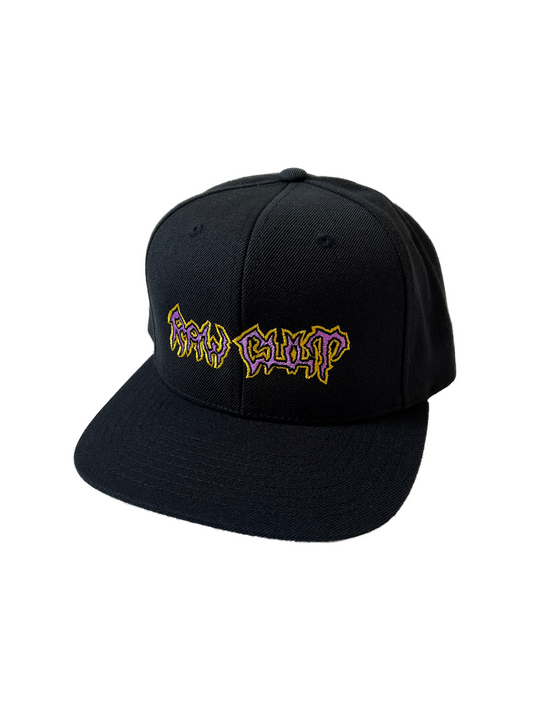 RAW CULT | Gorra snapback con el logotipo de Thrash - Negra