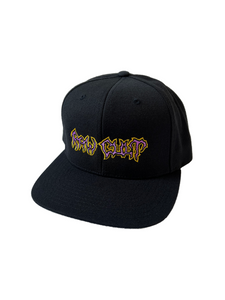 RAW CULT | Thrash Logo Snapback Cap - Black